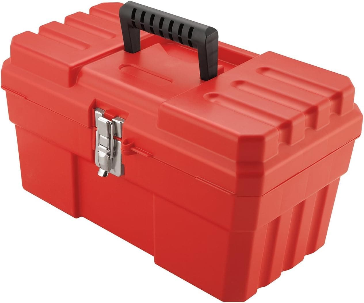 09514 ProBox Plastic Toolbox with Removable Tray for Tools, Hobby or Craft Storage, 14-Inch x 8-Inch x 8-Inch, Red