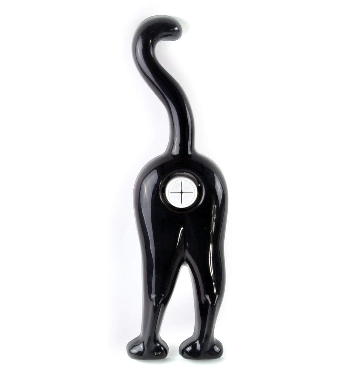 Slam Tea Towel Holder Cat Poo, Black