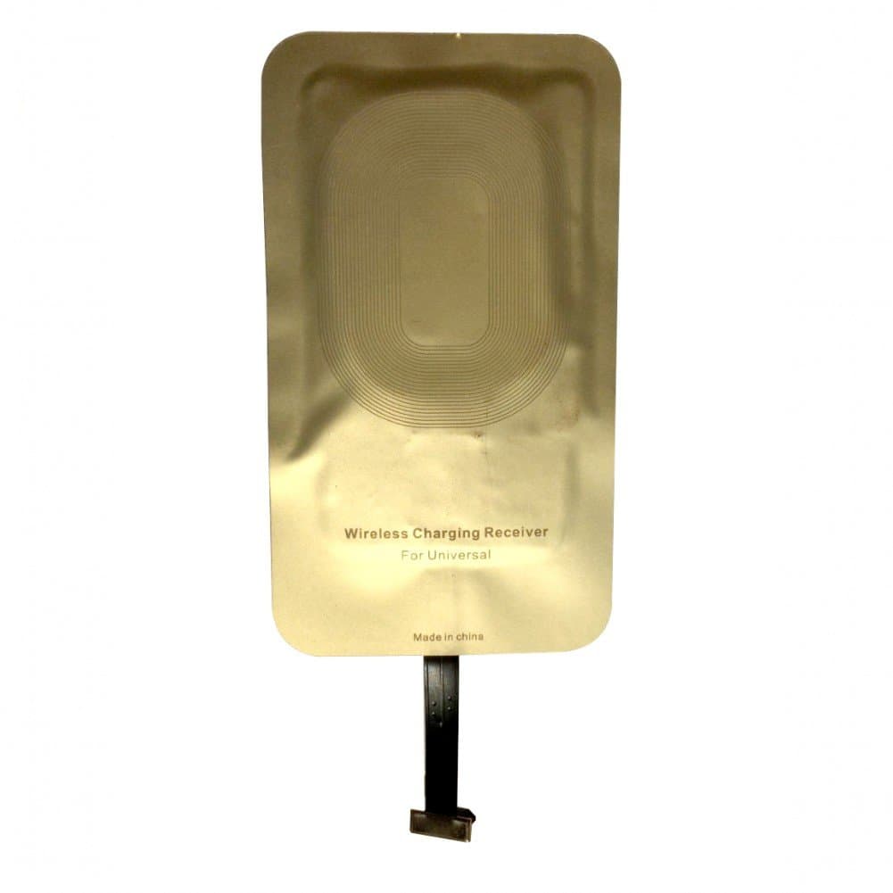 IGOUKJ Wireless Charger Receiver 2ND High Speed Fast Charger Android Universal Micro USB Narrow Interface Up Positive Type A Qi Wireless Charging Receiver Ultra Slim Patch Chip for Samsung