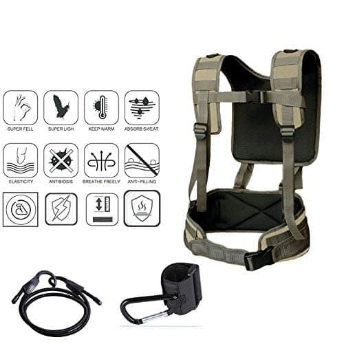 Metal Detector Generic Detecting Harness Sling Easy Swing Limb arm Saver Support Garden Detecting