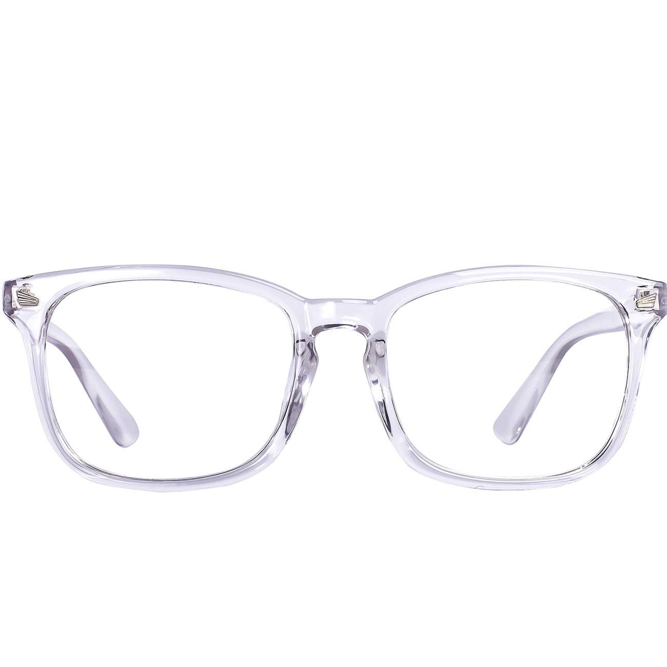 Blue Light Blocking Glasses,Computer Reading/Gaming/TV/Phones Glasses for Women Men(Transparent)