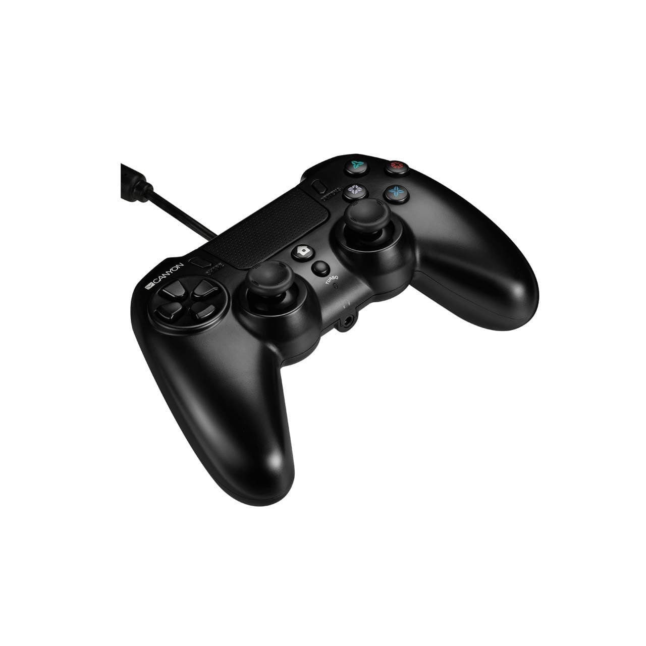 CANYON GP5 wired controller for PS4 with touchpad, fast with turbo mode
