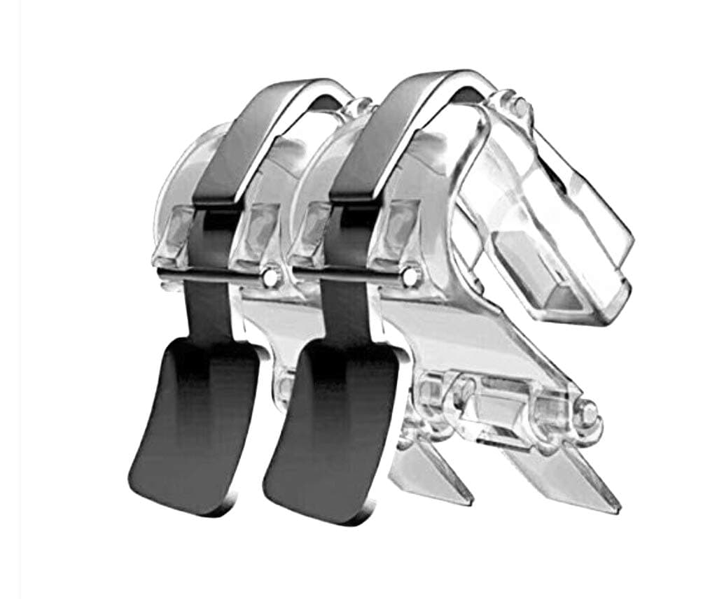 TRUESHOP PUBG Gaming Joystick Controller Fire Button Assist Tool Metal Trigger for Mobile