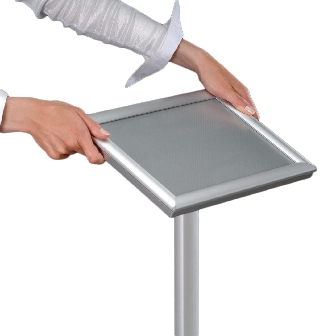 Non Branded CM121 Menu Stand Aluminium, A3