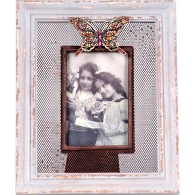 Metal Butterfly Picture Frame