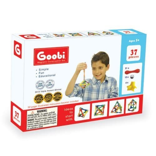 Goobi 37 (37 pieces) Magnetic Construction Set by Goobi