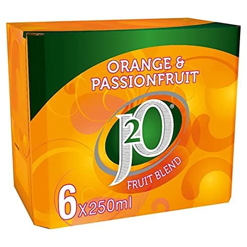 J2O Orange & Passion Fruit Fridge Pack 6 x 250ml