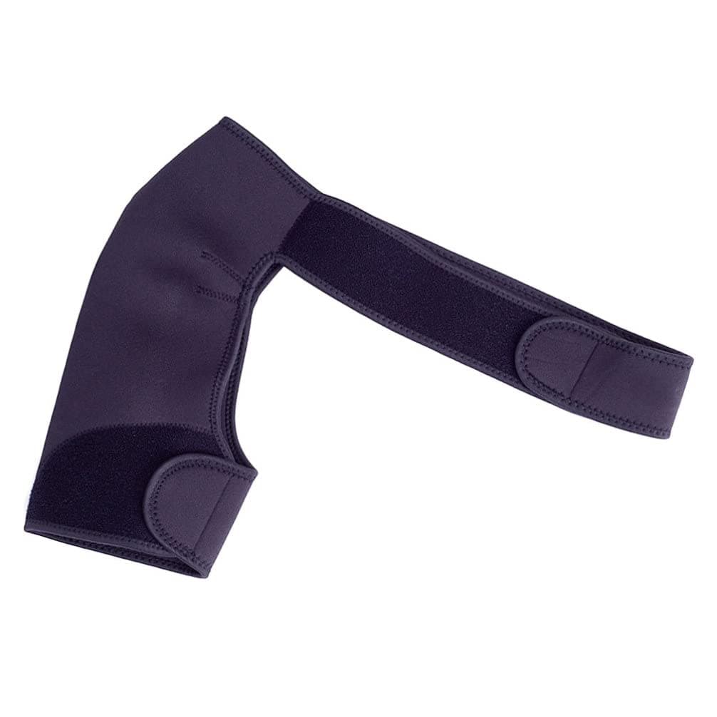 Healifty Shoulder Brace Adjustable Shoulder Sleeve Wrap Left Shoulder Support Straps ixing Shoulder Sleeve for Shoulder Injuries Black