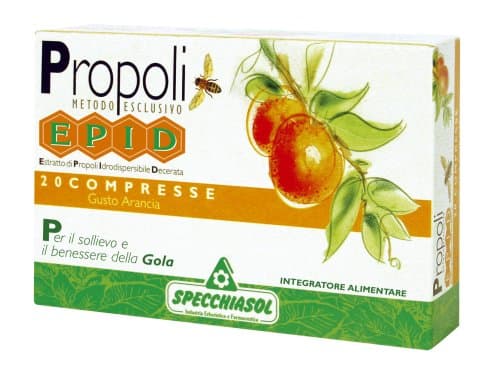 E.P.I.D. Propolis Orange Flavor 20 Lozenges