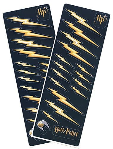 Lightning Bolt Stickers with Snitch (2 Sheets)