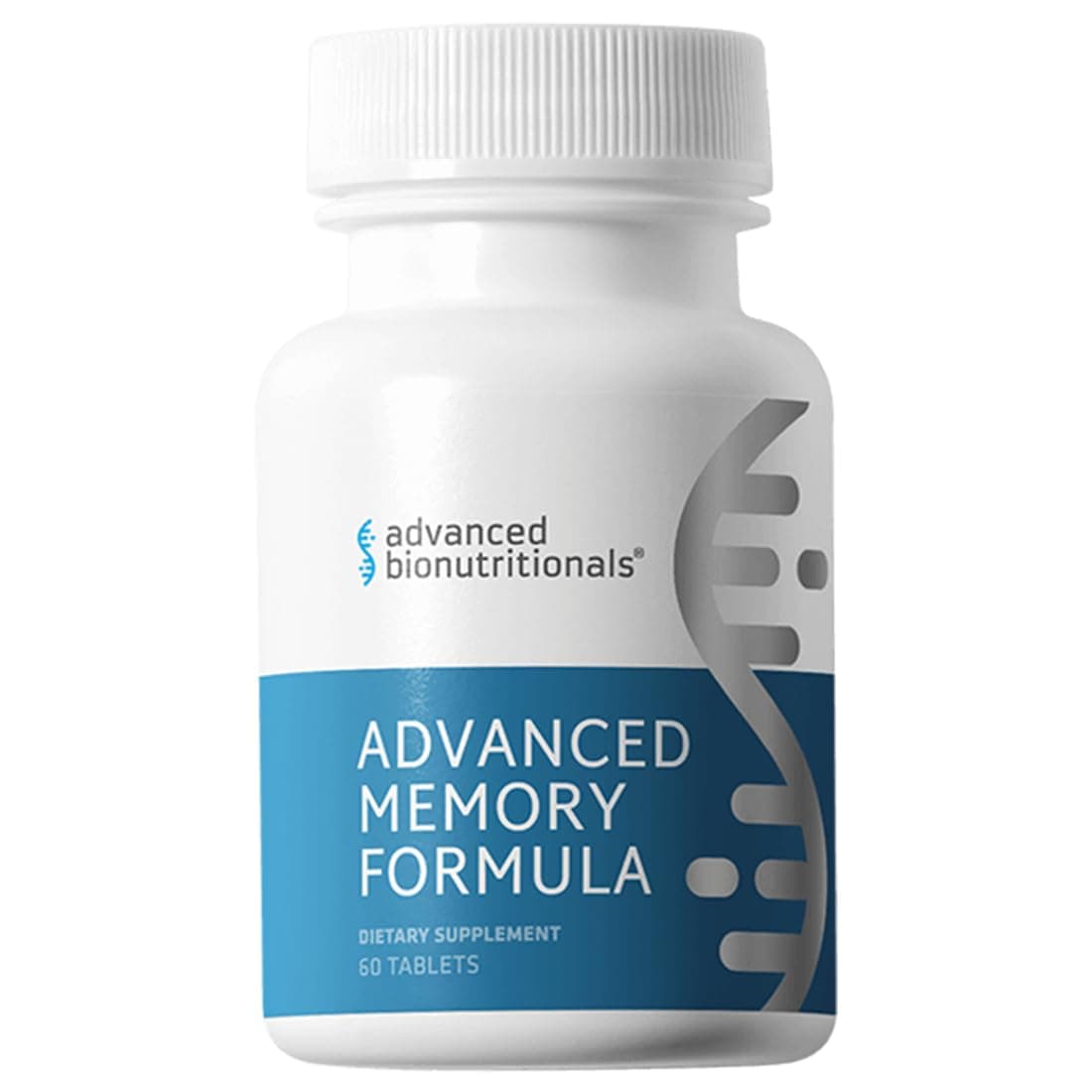 Advanced Bionutritionals Advanced Memory Formula, Brain Booster Supplement for Memory and Focus, Acetylcholine, Alpha-GPC, NeuroFactor, Manufactured in The USA, 60 Tablets