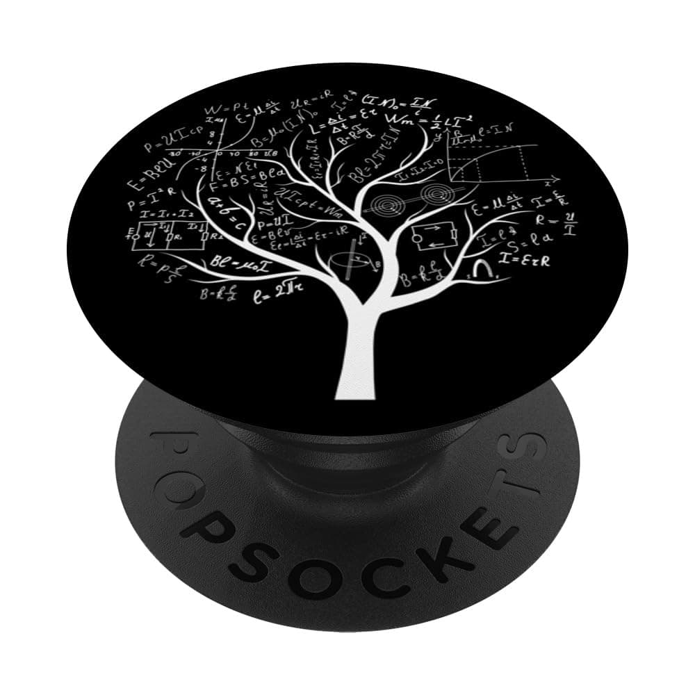 Funny AP Calculus Algebra Tree Math Teacher Nerd Geek PopSockets Swappable PopGrip