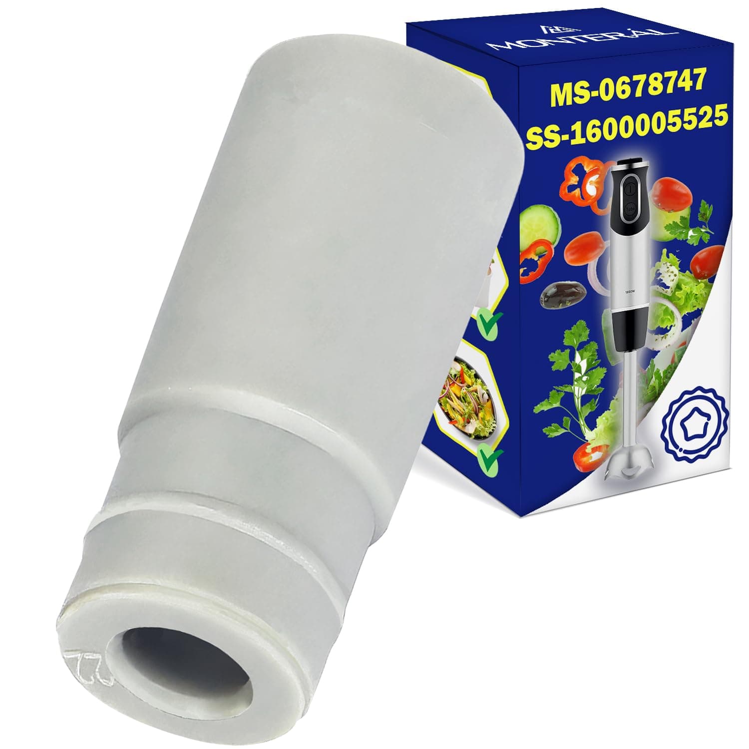 MONTERAL Motor Coupling for Hand Blender with Original Code MS-0678747 SS-1600005525 for Moulinex for Tefal for Krups - Warranty 10 Years