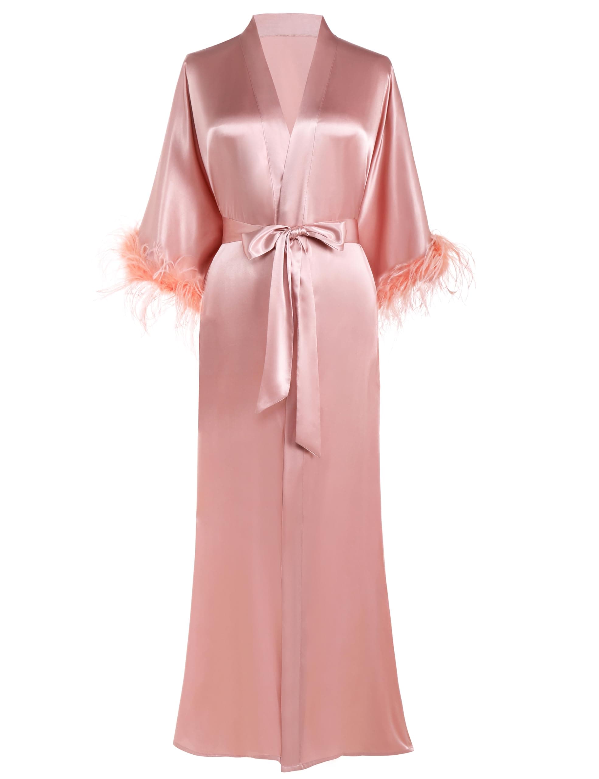PRODESIGN Satin Kimono Robe (Pink)