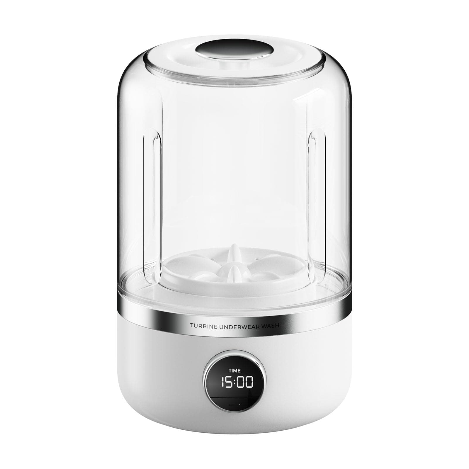 Mini portable washing machine, 1.2L small washing machine, can be used for underwear, socks, saliva towels, suitable for apartments, hotels, and travel.