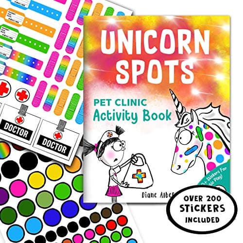 Unicorn Spots Pet Clinic Activity Book
