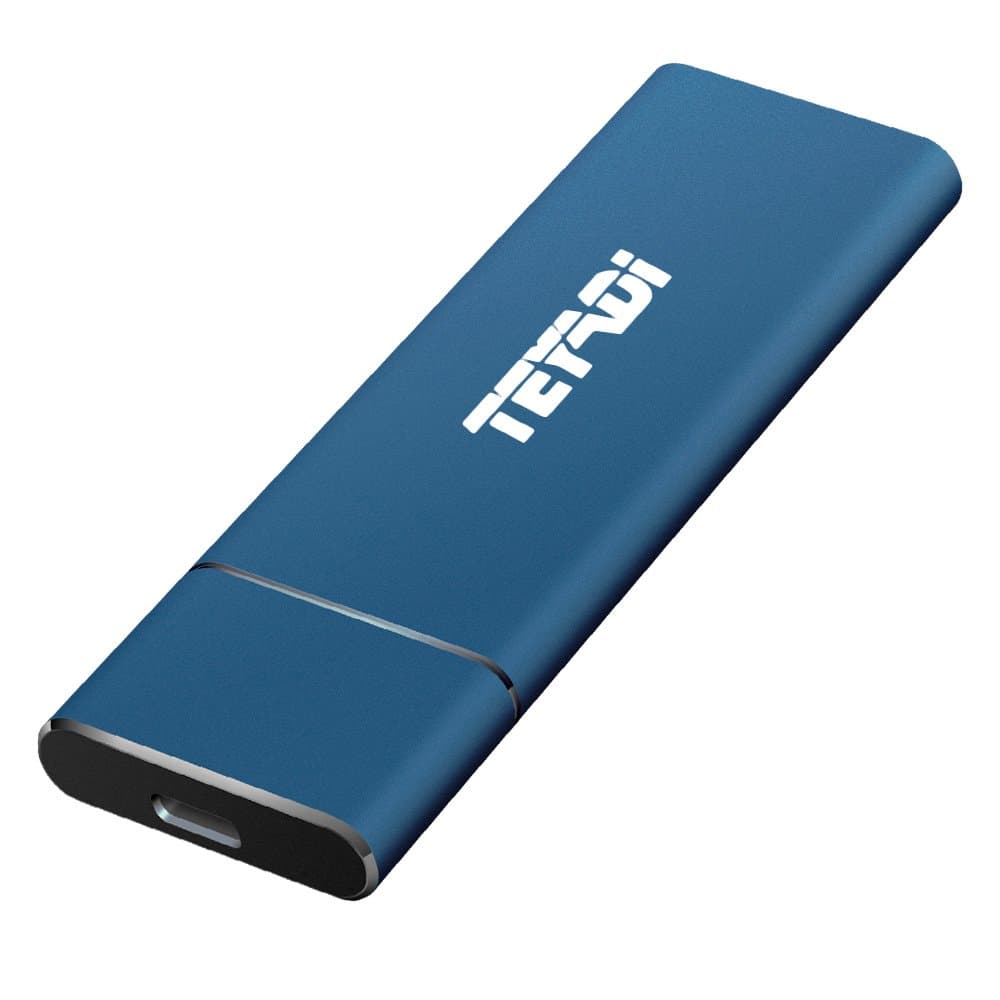 External SSD 128GB, Portable Solid State Drive, USB 3.1 Gen 2, M.2 SSD, Superfast Read/Write Speeds, External Storage for Latop, Desktop, Tablet, Android Phones