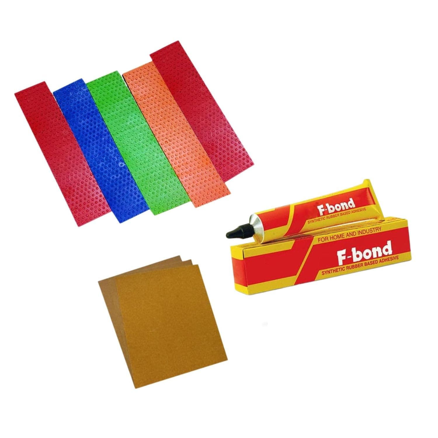 Sug Cricket Bat Toe Guard Kit – 5 Toe Guards with F-Bond Glue & 4 Sandpapers Full Size Cricket Bat Protection Kit | Durable & Reliable Bat Care for Long-Lasting Performance