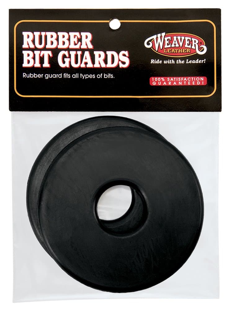 Weaver Leather Rubber Bit Guard Black