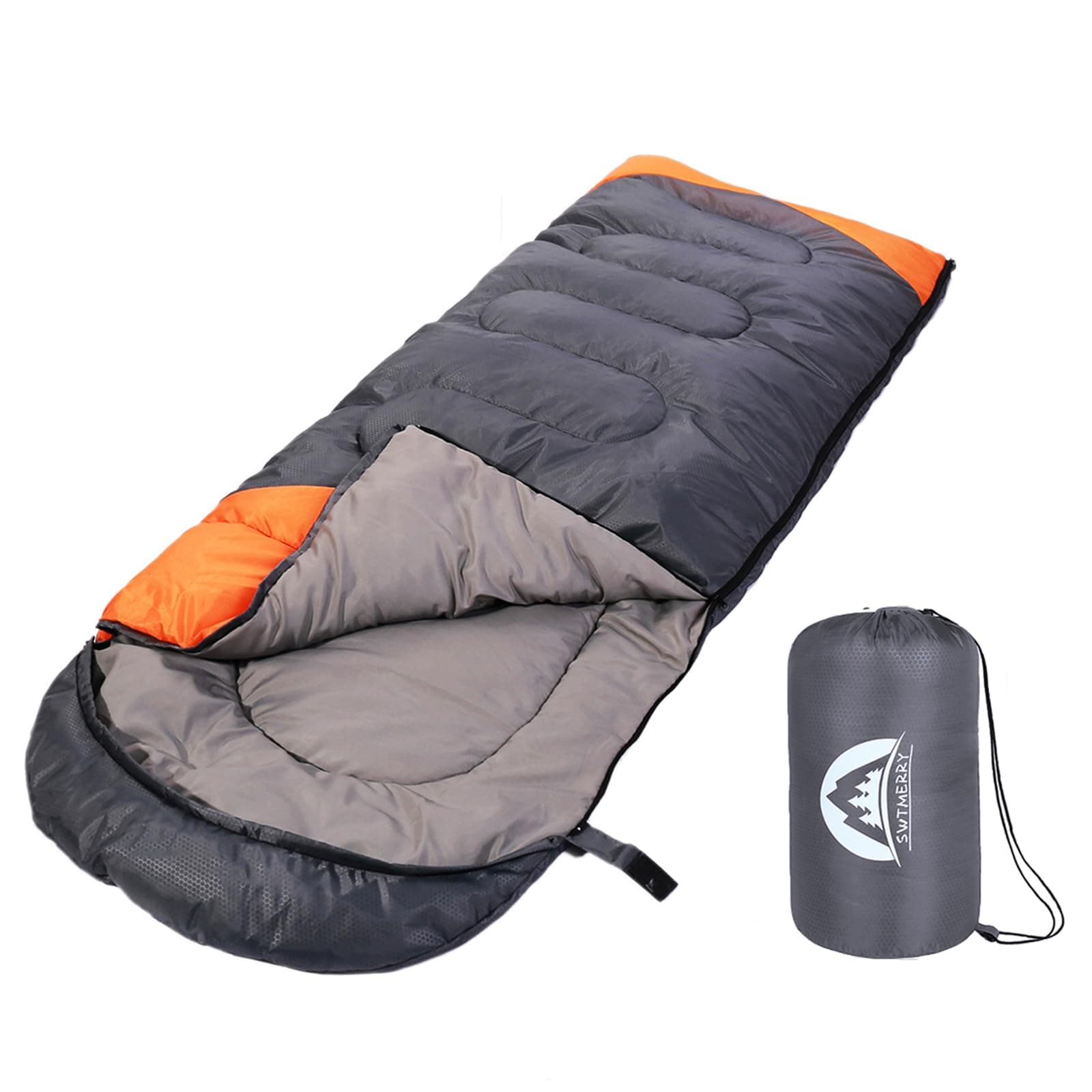 Sleeping Bag 3-4 Seasons (Summer, Spring, Fall, Winter) Warm & Cool Weather - Lightweight,Waterproof Indoor & Outdoor Use for Kids, Teens & Adults for Hiking, Backpacking and Camping