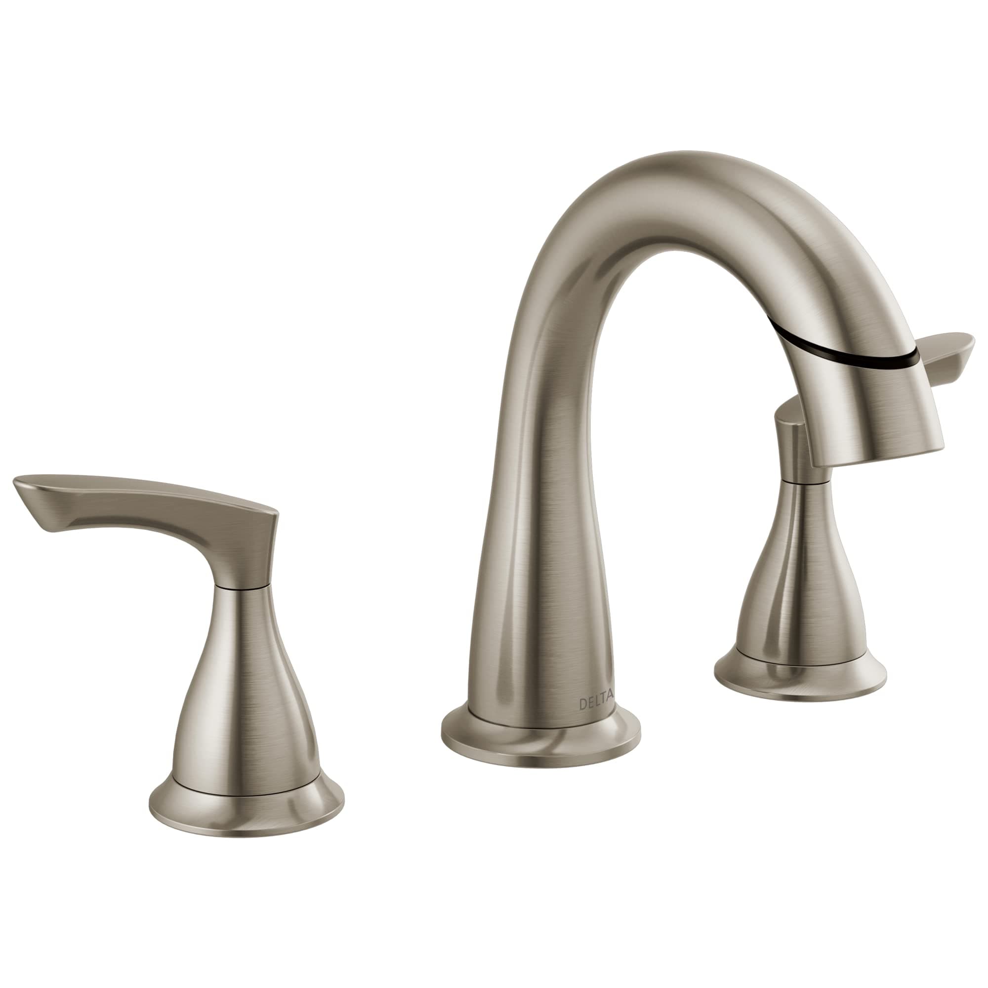 Broadmoor 8 in. Widespread 2-Handle Bathroom Faucet with Pull-Down Spout in SpotShield Brushed Nickel