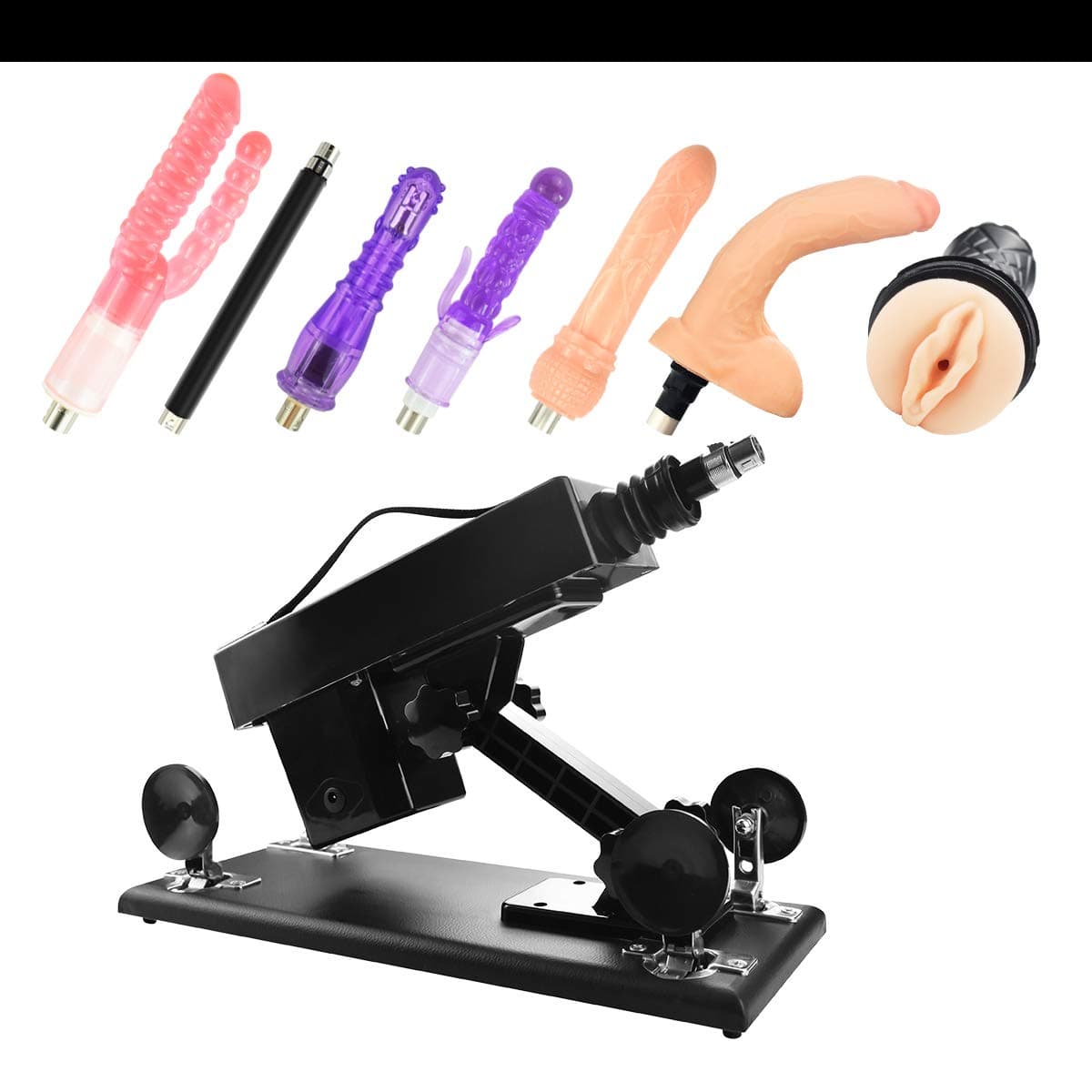 Automatic Sex Fuck Pumping Machine with 3XLR Attachments Thrusting Tool for Women and Man