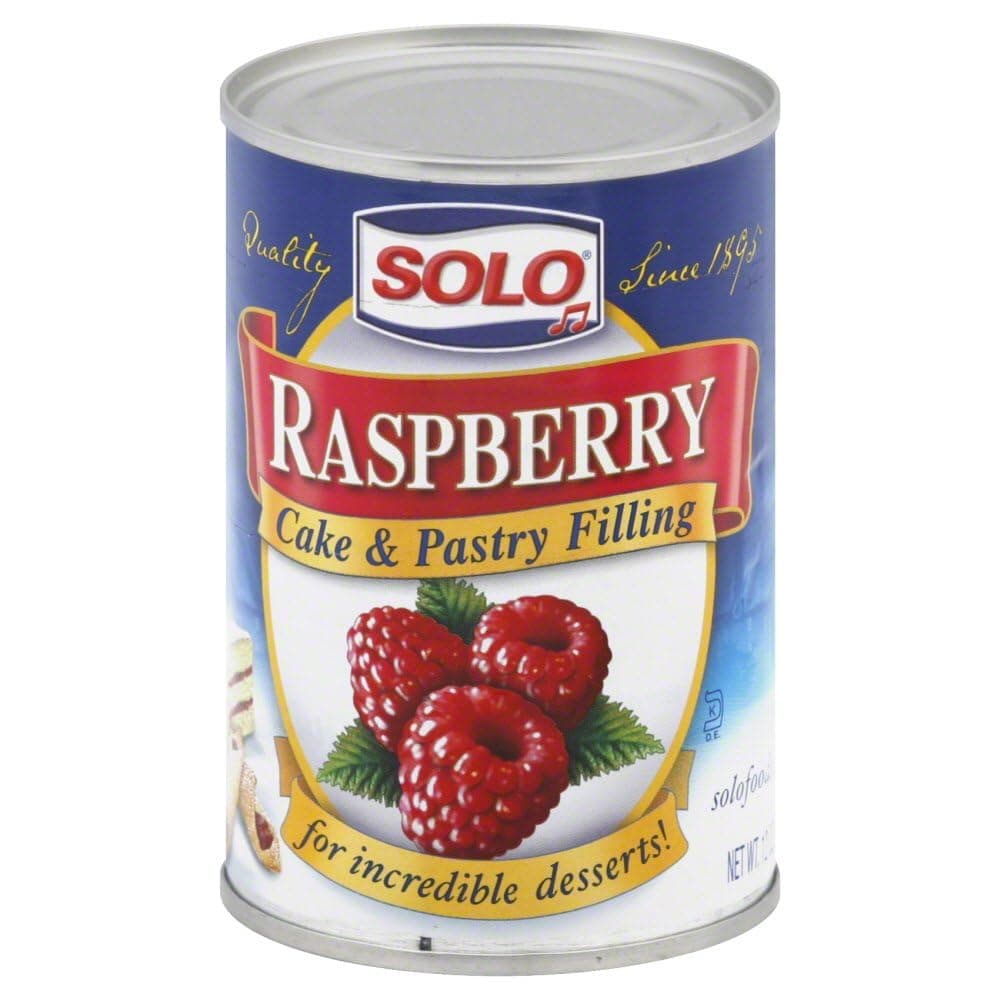 SOLORaspberry Filling, 12oz Can (Pack of 6)
