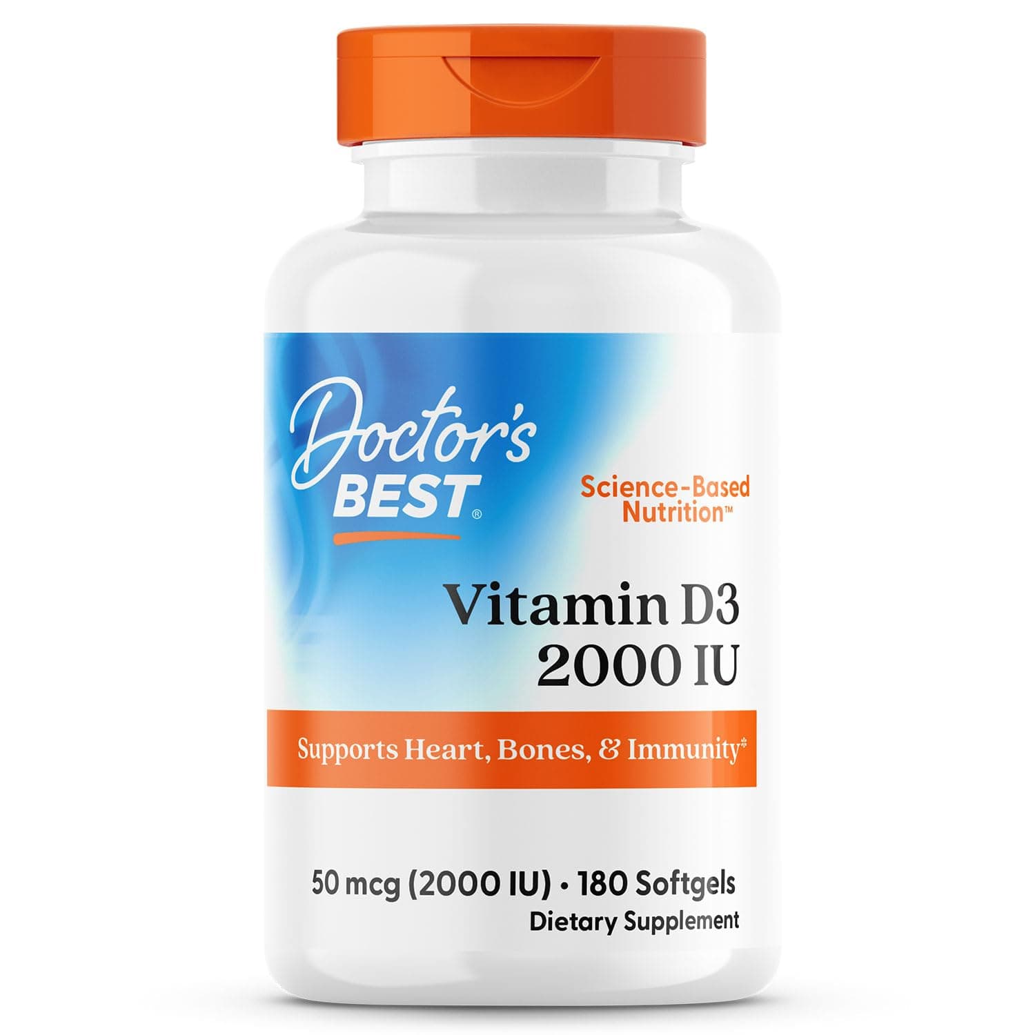 Vitamin D3 2000 Iu 180 Softgels 80342