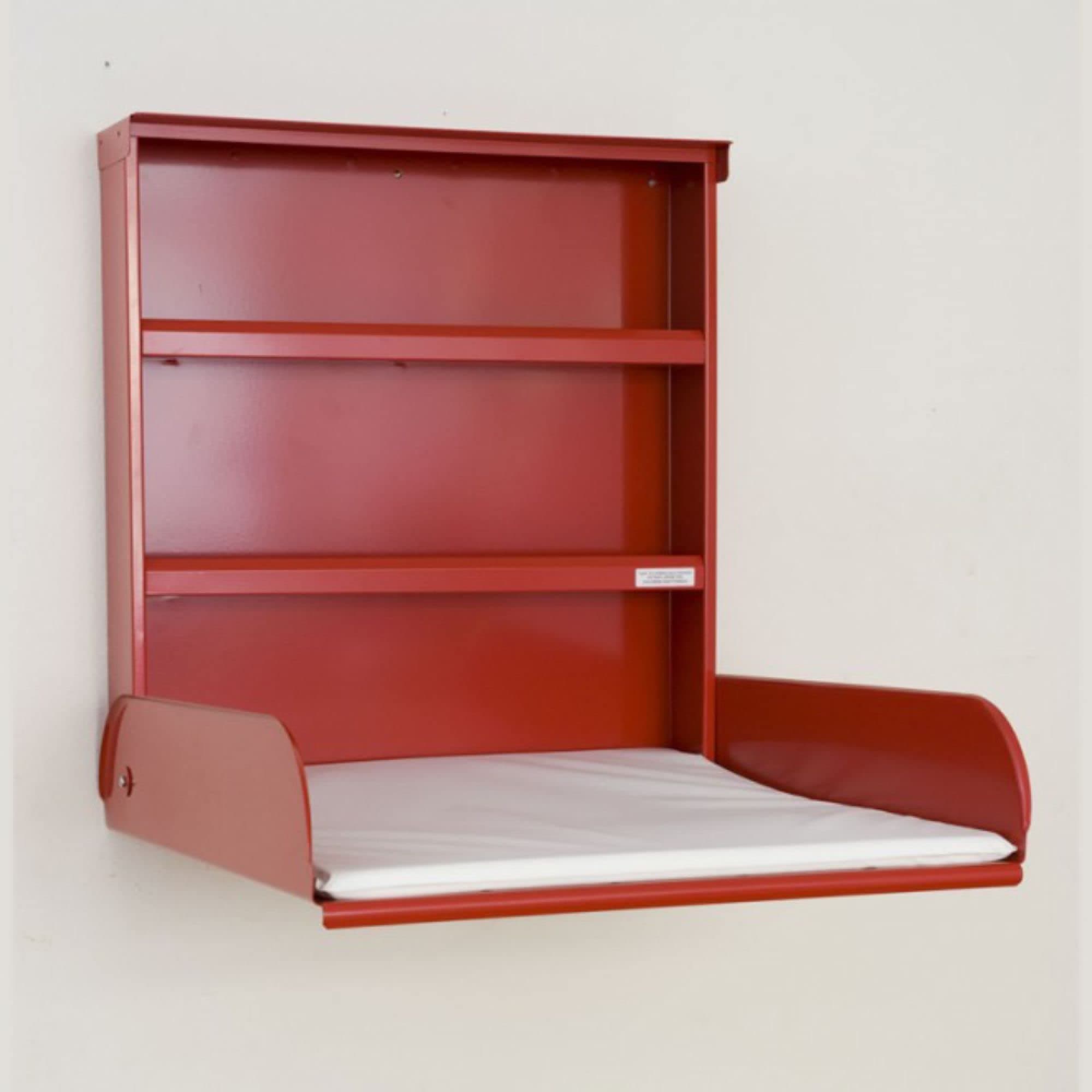 Changing table fifi red wall Bybo design