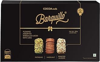 - Assorted Premium Chocolate Gift Pack Box - 9 Pcs (180 gm) | Roasted Almonds, Hazelnut and Pistachio imported | Dubai couverture taste | Festive Gift Pack Celebration