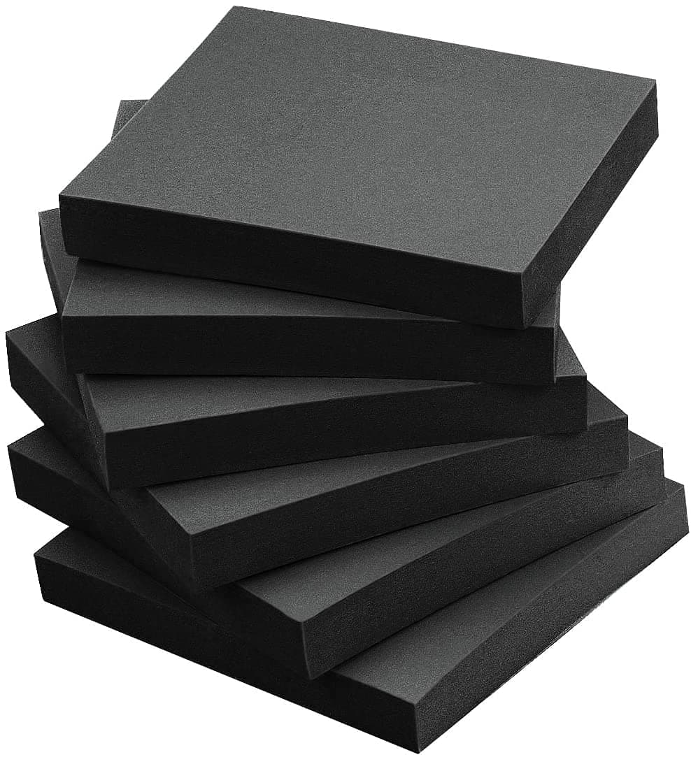 Early Buy 3x3 Sticky Notes Color Self-Stick Notes 6 Pads/Pack (Black)