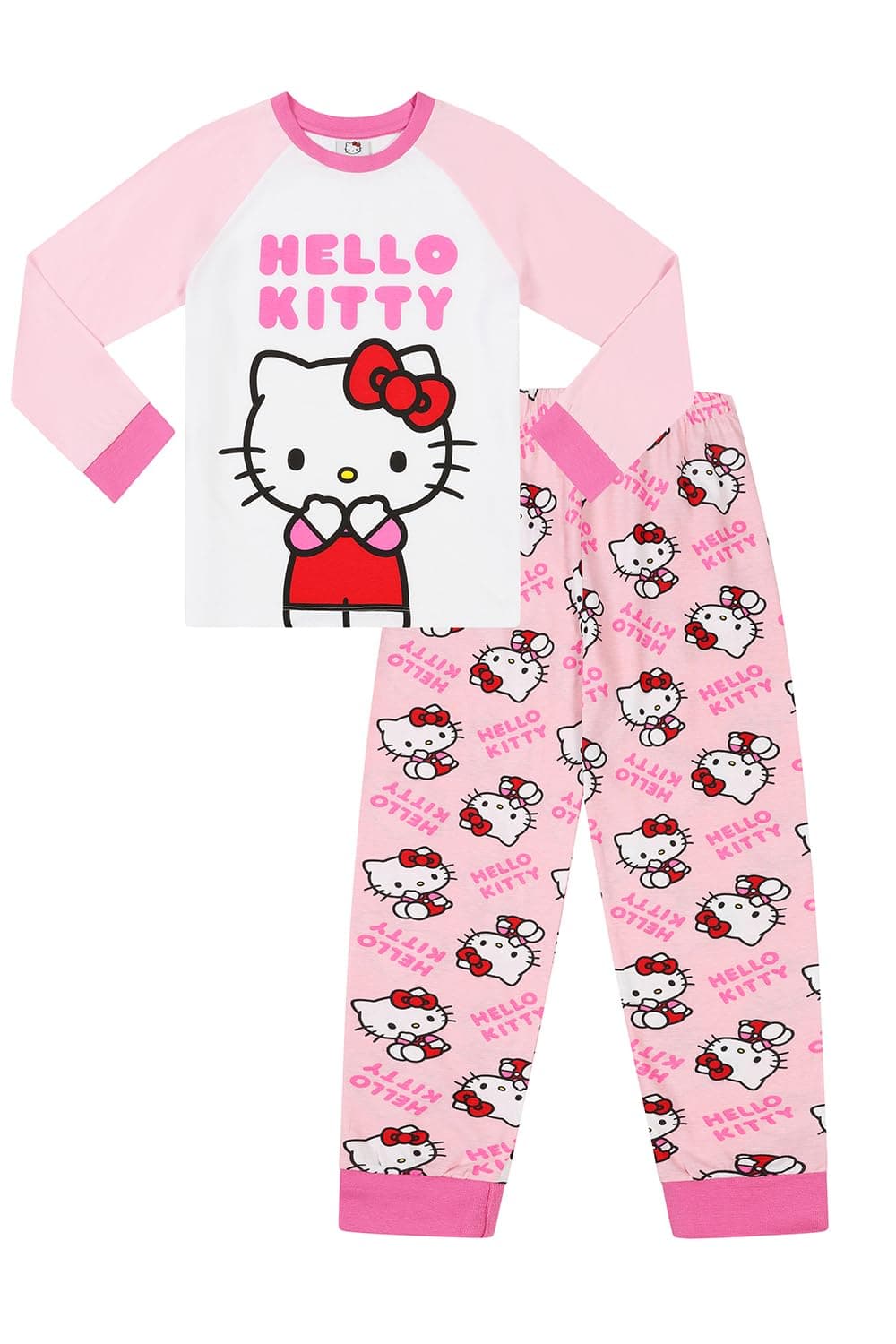 Hello KittyWomens Ladies Long Pyjama Set