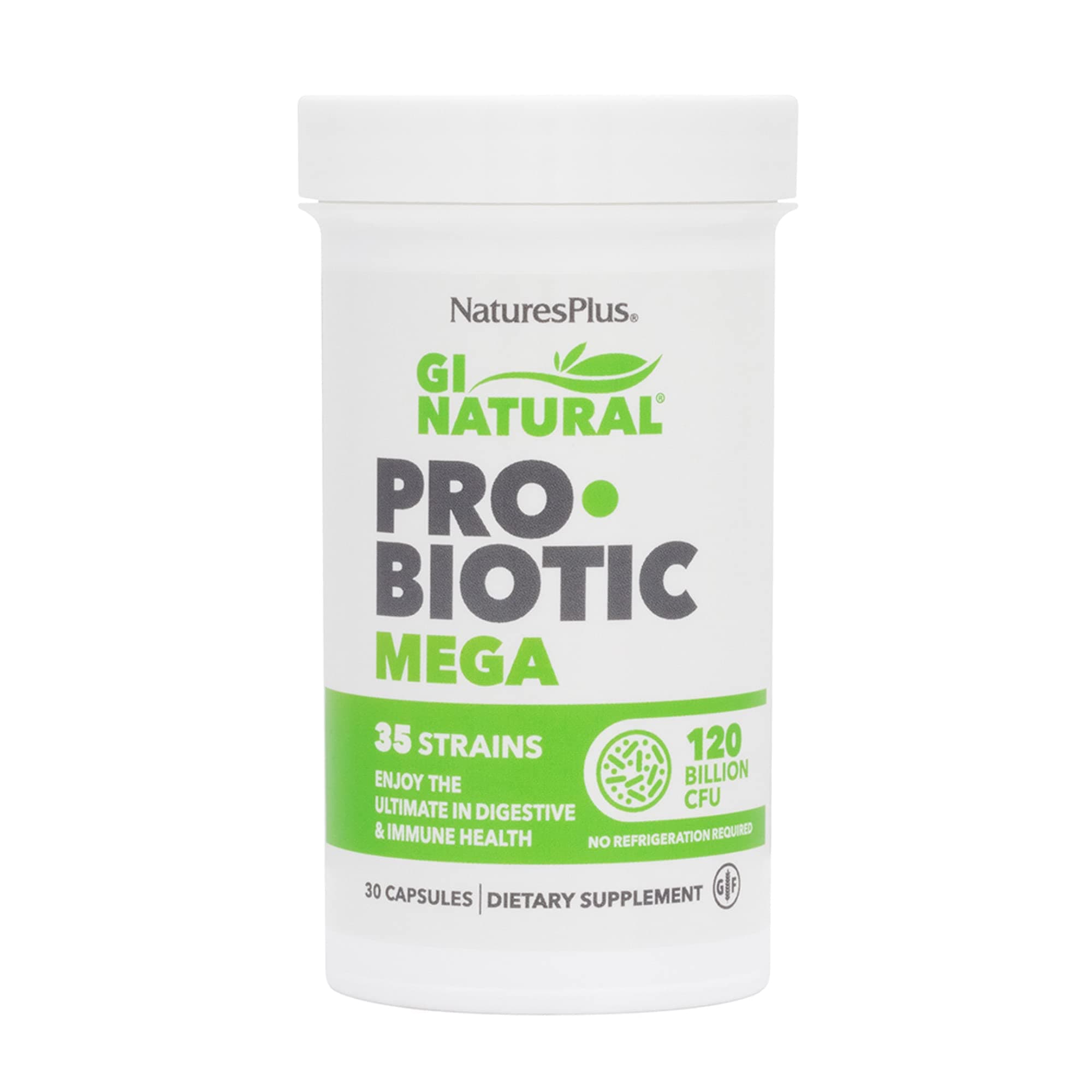 Nature's Plus, GI Natural Probiotic Mega, 120 Billion CFU, 30 Capsules