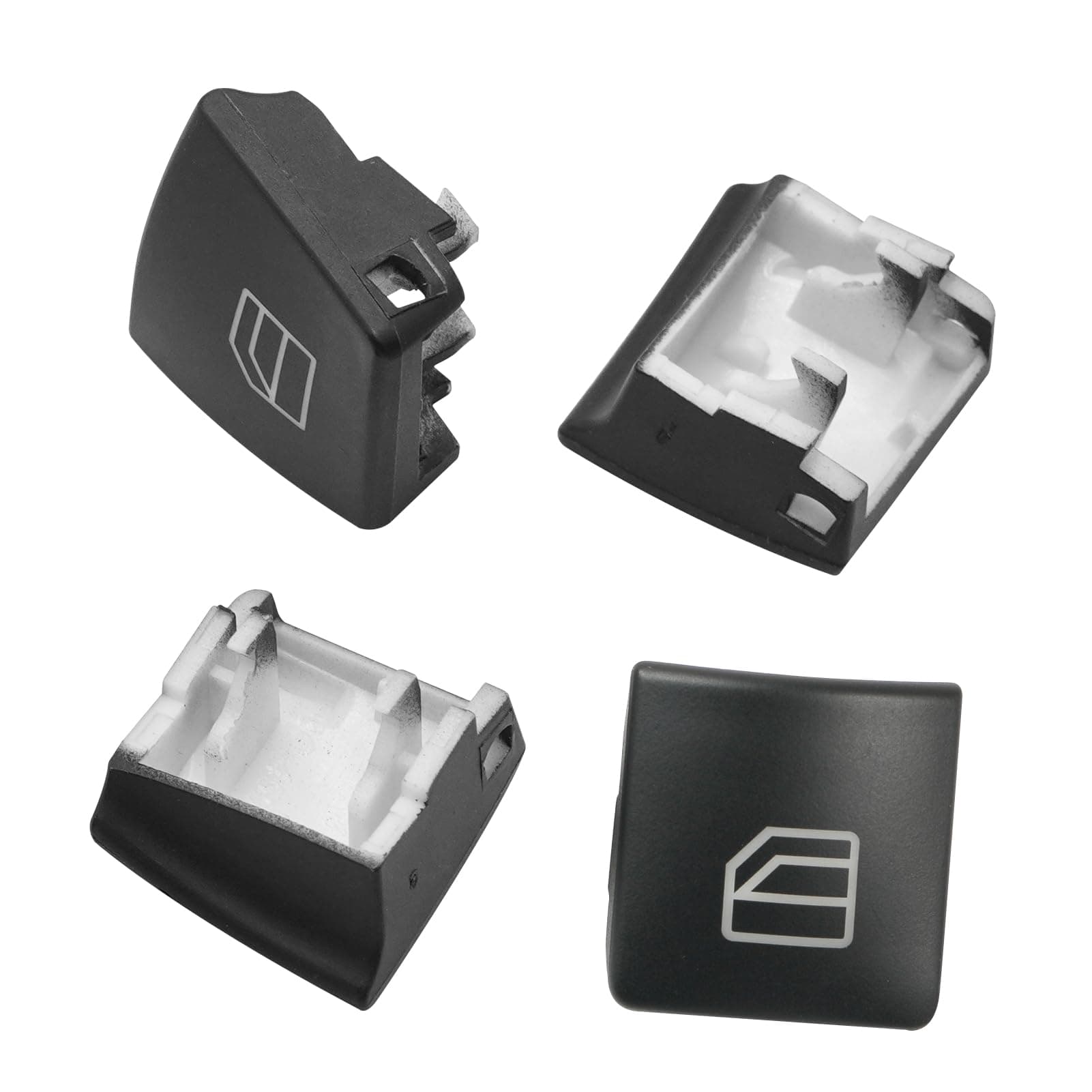 for Mercedes Benz Window Switch Button Covers,Power Window Control Switch Buttons for Mercedes Benz C-Class W204 C230 C280 C300 C350, E-Class W212,GLK-Class X204 GLK350