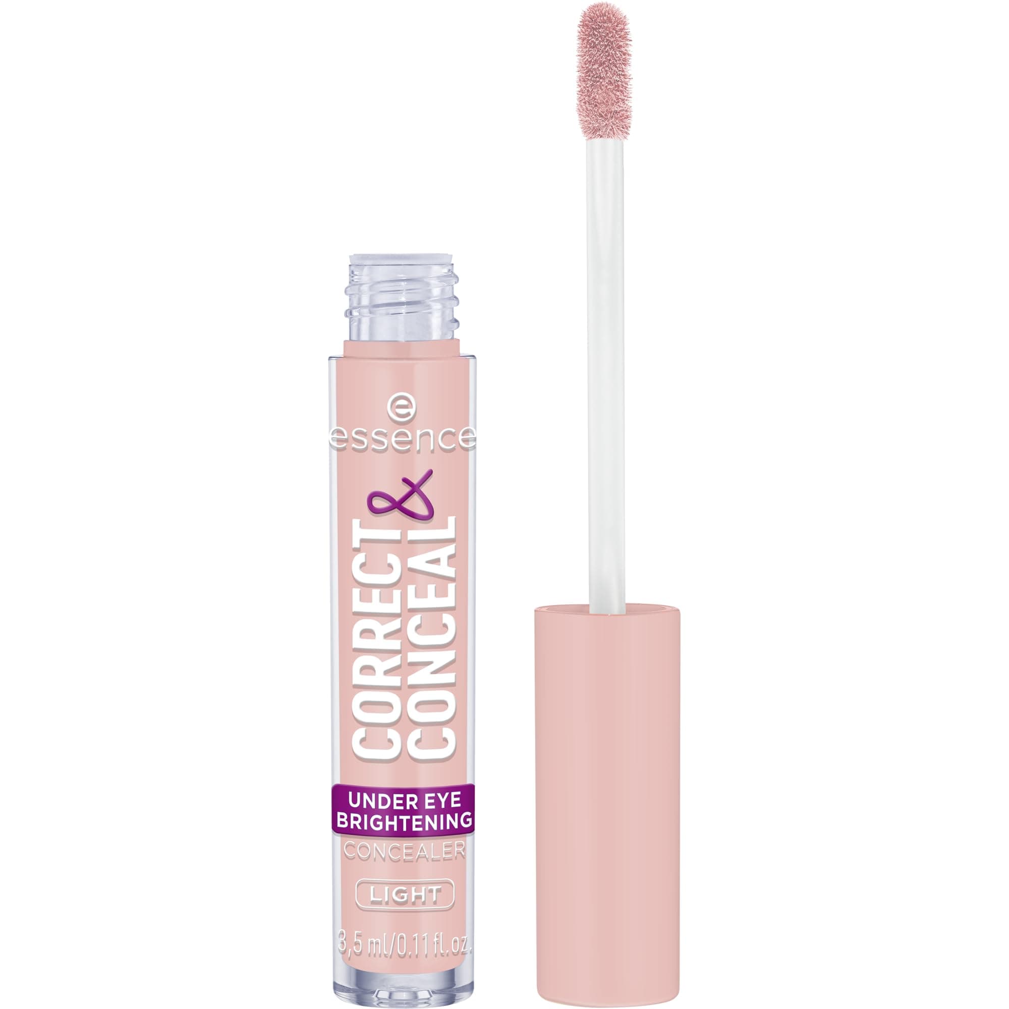 Correct & Conceal Under Eye Brightening Concealer | Easy Application, Lightweight, Buildable, Infused with Aloe Vera | Vegan & Cruelty Free (10 | Light)