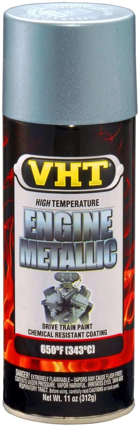 SP403 Engine Metallic High Heat Spray Paint – Titanium Silver Blue – 11 oz. Aerosol Can