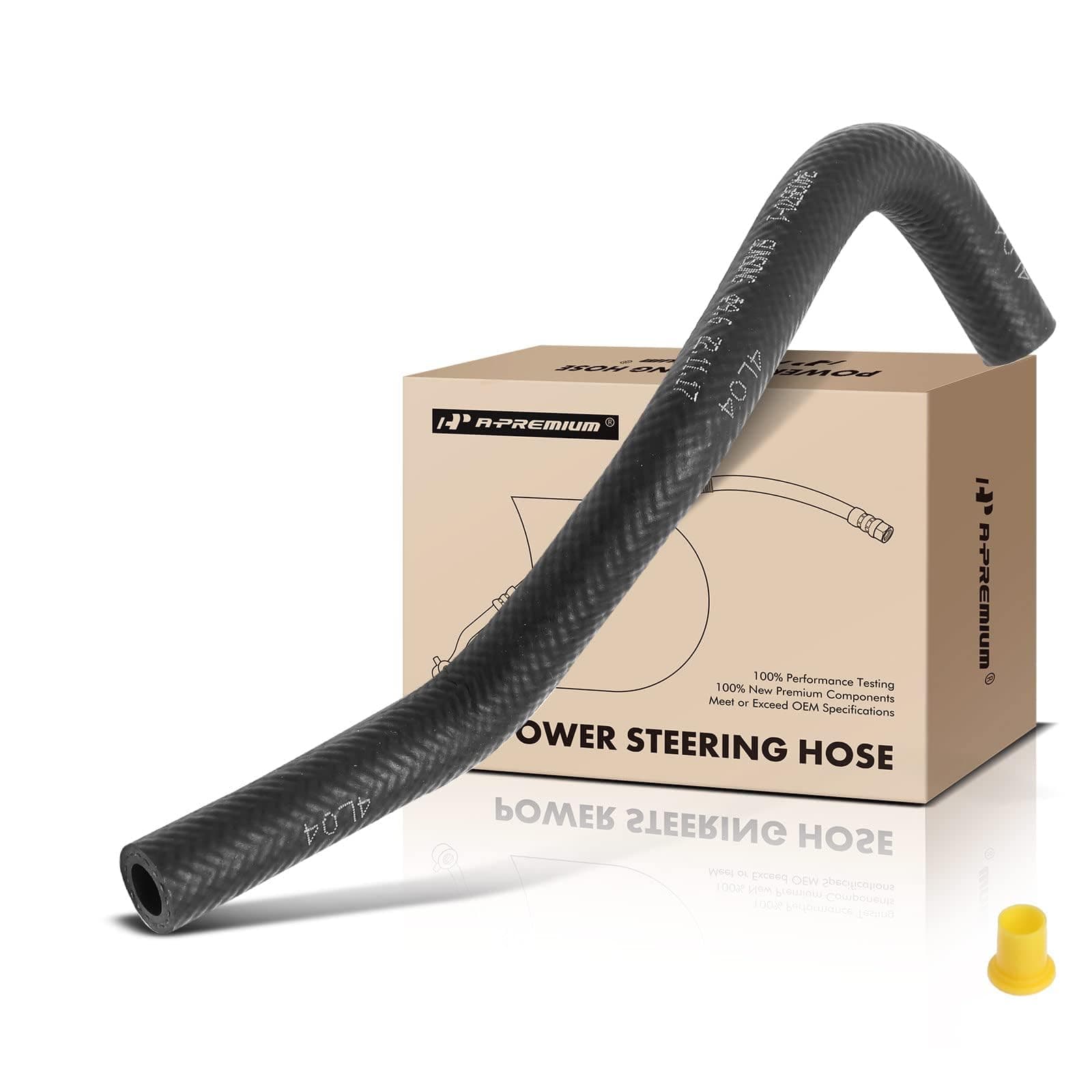 A-Premium Power Steering Return Hose Line Assembly Compatible with Honda Accord 2008-2012 L4 2.4L/V6 3.5L, Crosstour 2012-2015 L4 2.4L, From Cooler Line To Reservoir