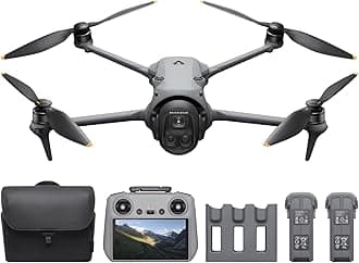 DJI Mavic 4 Pro Fly More Combo with DJI RC 2, Flagship Tri-Camera Drone with 100MP 4/3 CMOS Hasselblad Camera, 30km Video Transmission, 51-Min Max Flight Time, Charging Hub, and More