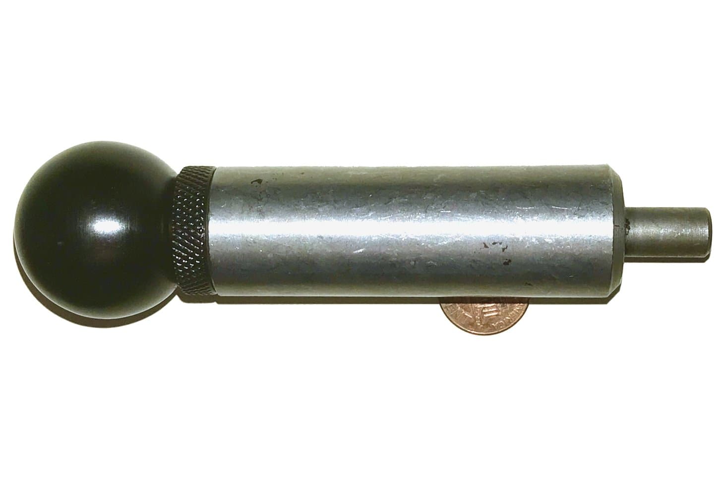 Pull Pin - Round Handle - 3/8" Dia Plunger -3" Length x 1" Diameter Weldon Steel Barrel -Spring Loaded Plunger -Universal Fitness Equipment Adjustment Knob.
