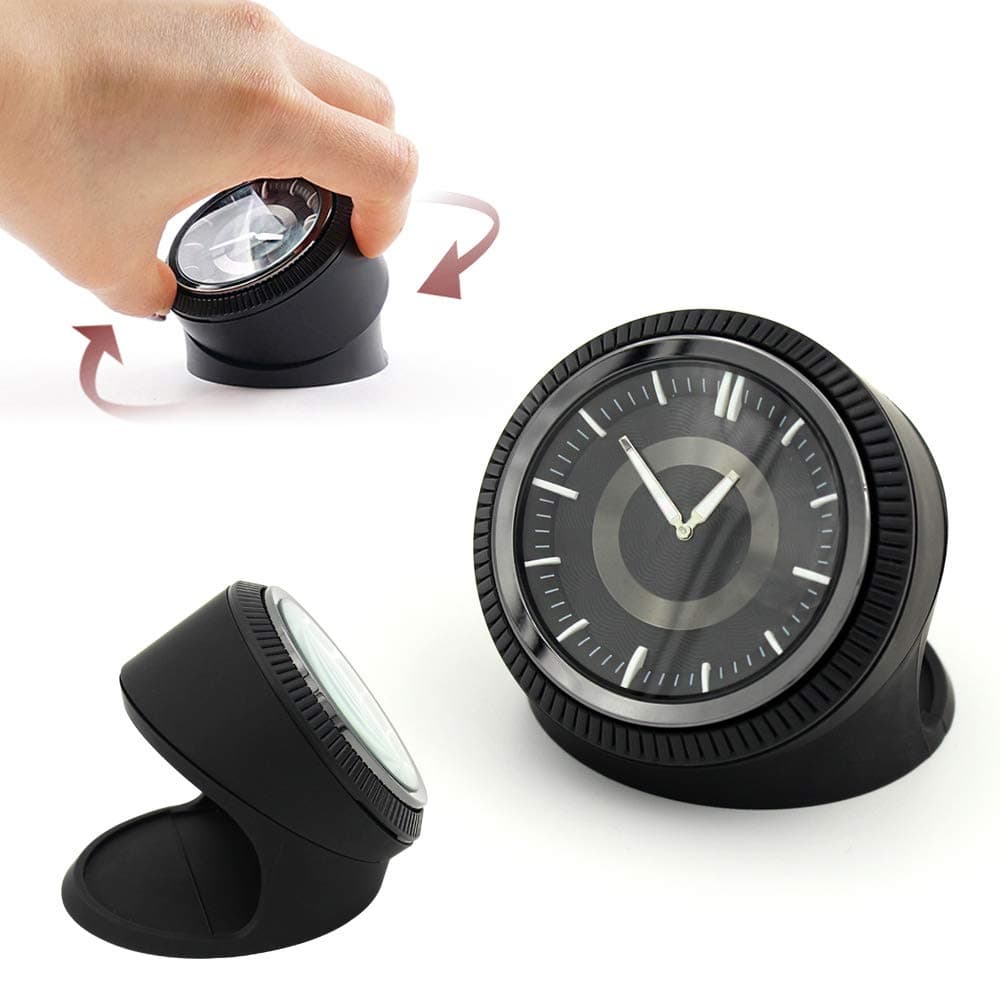 Table Classic Car Dashboard Clock Luxury Analog Clock Home Decoration for Cars SUV and Truck