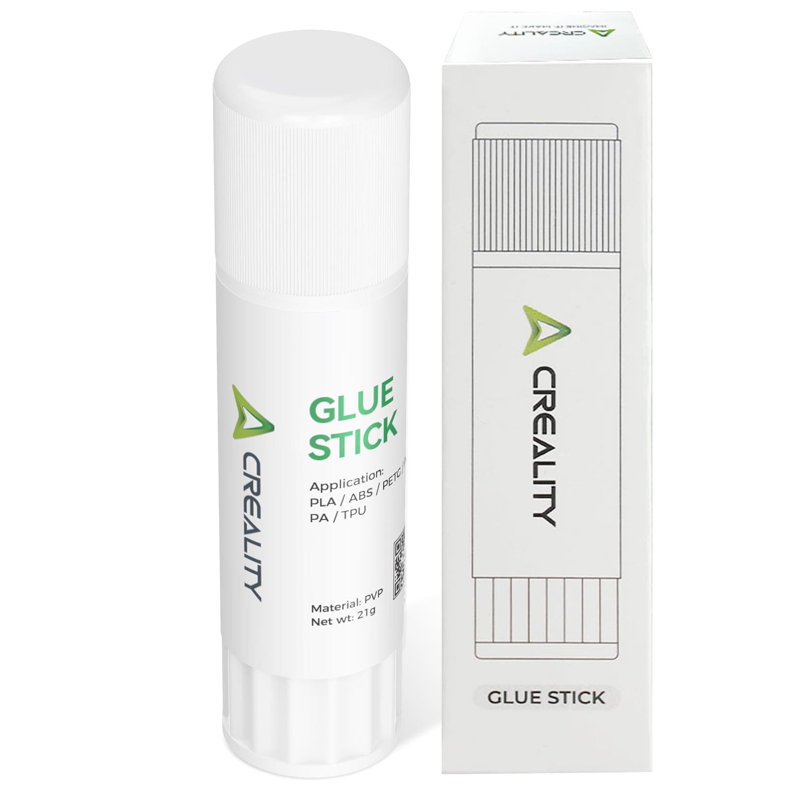 3D Printer Glue Sticks for Hot Bed Warping Reducing 3D Printer Bed Adhesive PVP Solid 3D Print Glue Stick 3D Gloop for PLA/ABS/PETG/PC/PA/TPU(Pack of 1)