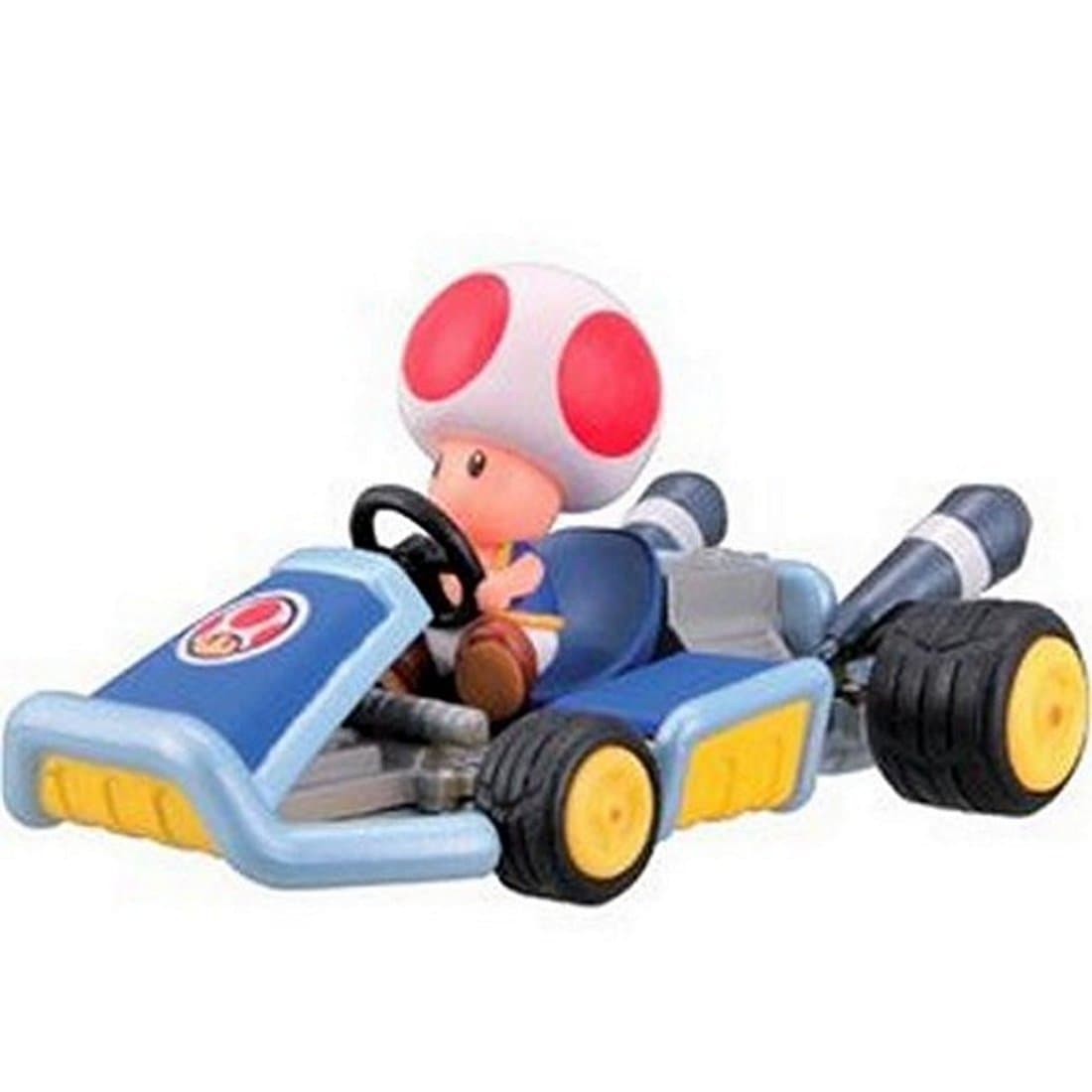 Mario Kart 7 Pullback Racer Car Figure Collection Furuta - Toad