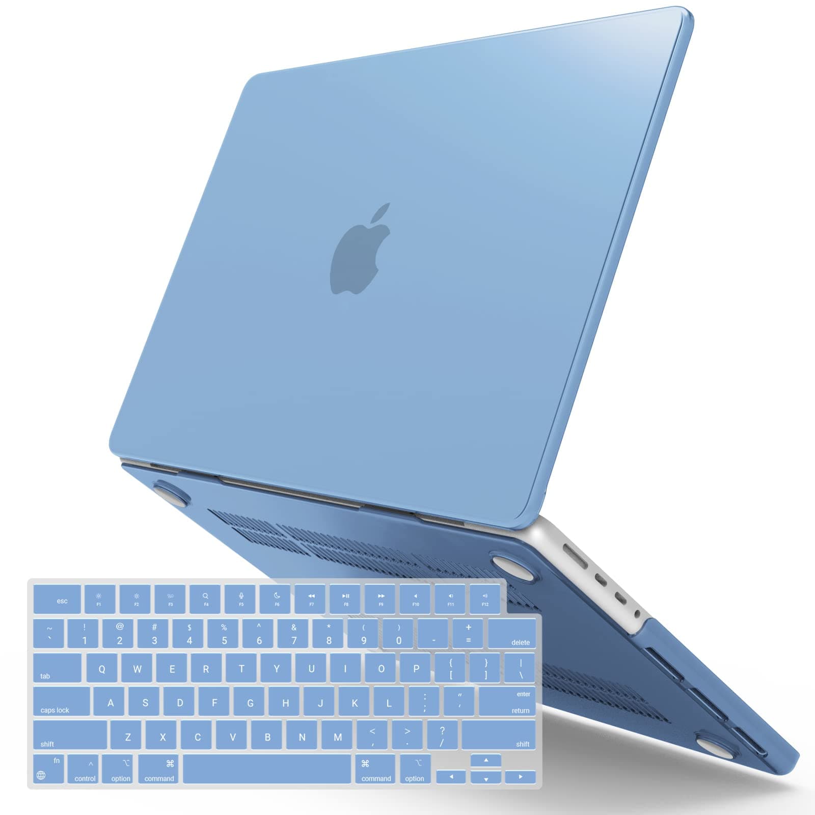 IBENZER Compatible with MacBook Pro 14 Inch Case 2026 2025 2024 2023 2022 M5 M4 M3 M2 M1 A3434 A3112 A3185 A3401 A2918 A2992 A2779 A2442 Mac Pro/Max,HardShellCase&KeyboardCover,AiryBlue,T14ARBL+1