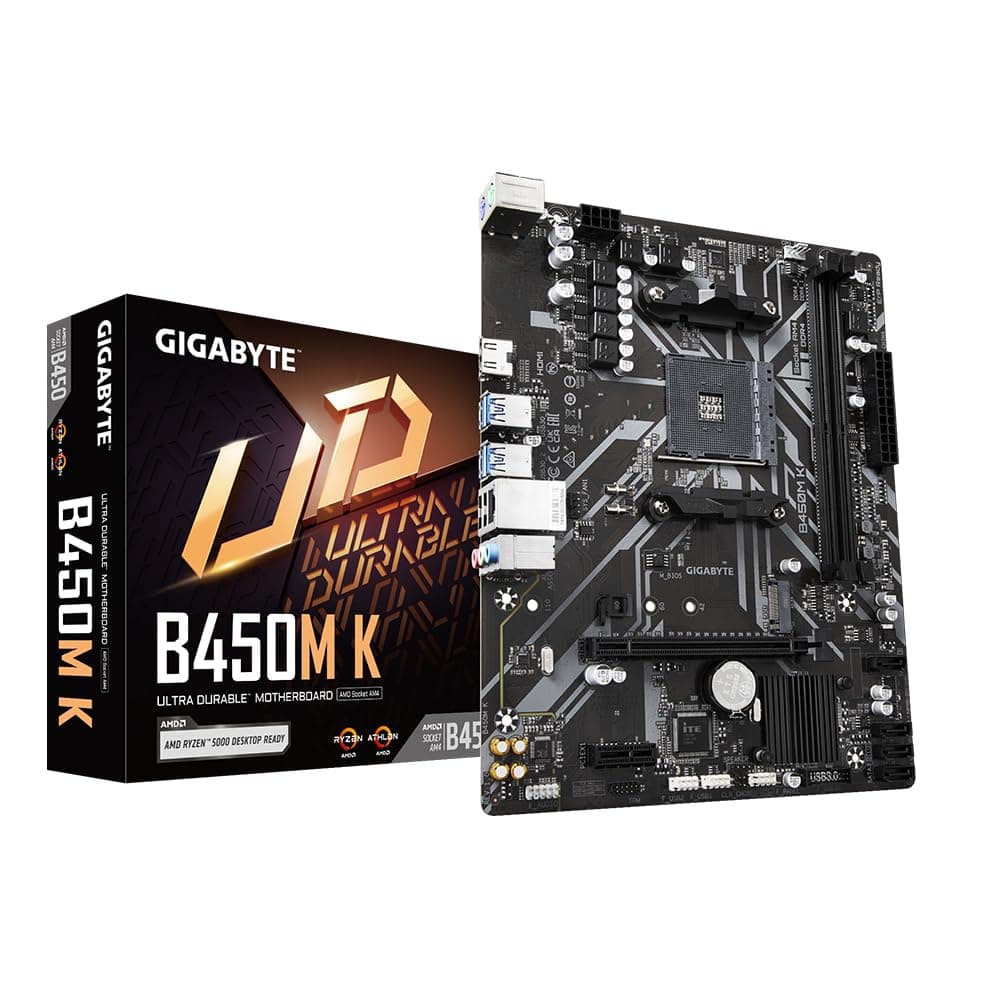Gigabyte B450M K (Socket AM4/B450/DDR4/S-ATA 600/Micro ATX)