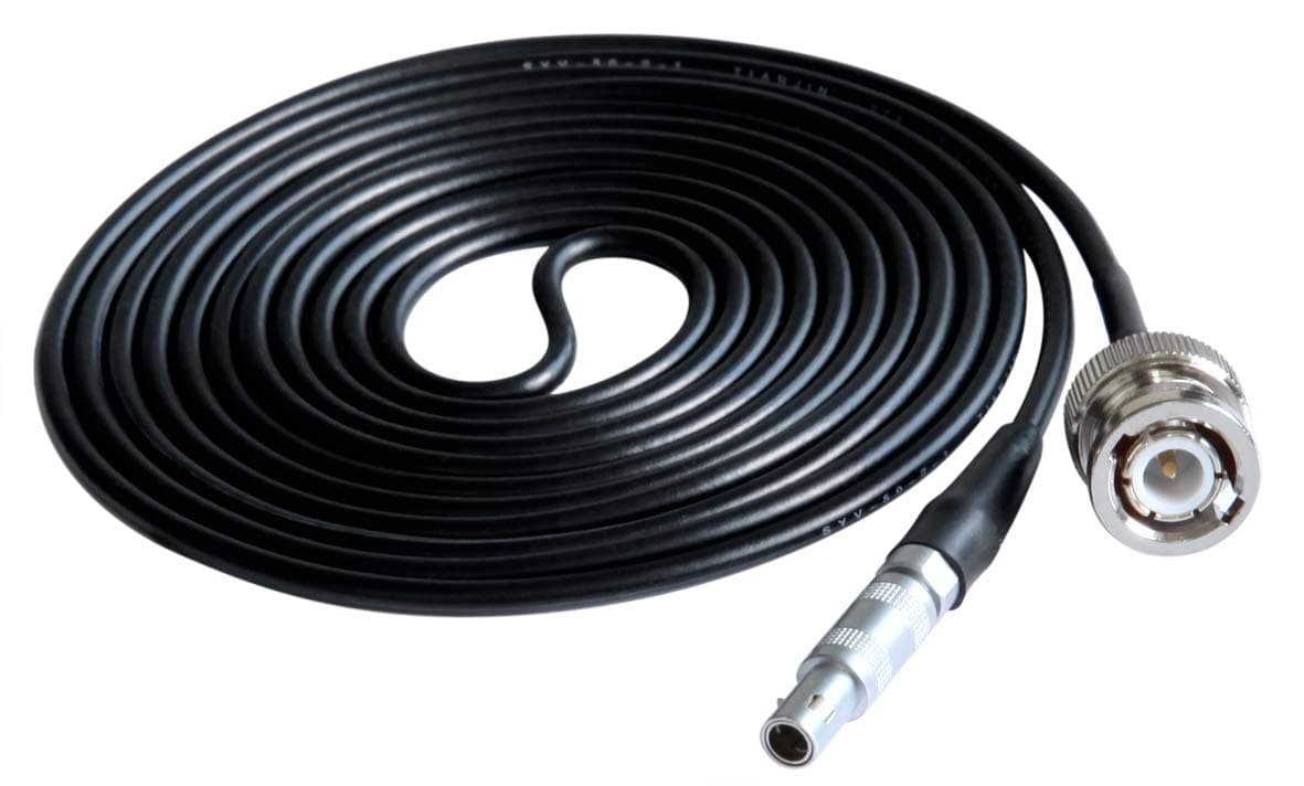 YUSHI Probe Cable, Single Element for Ultrasonic Flaw Detector (Single lemo-00 to BNC),Standard Lengths 2m