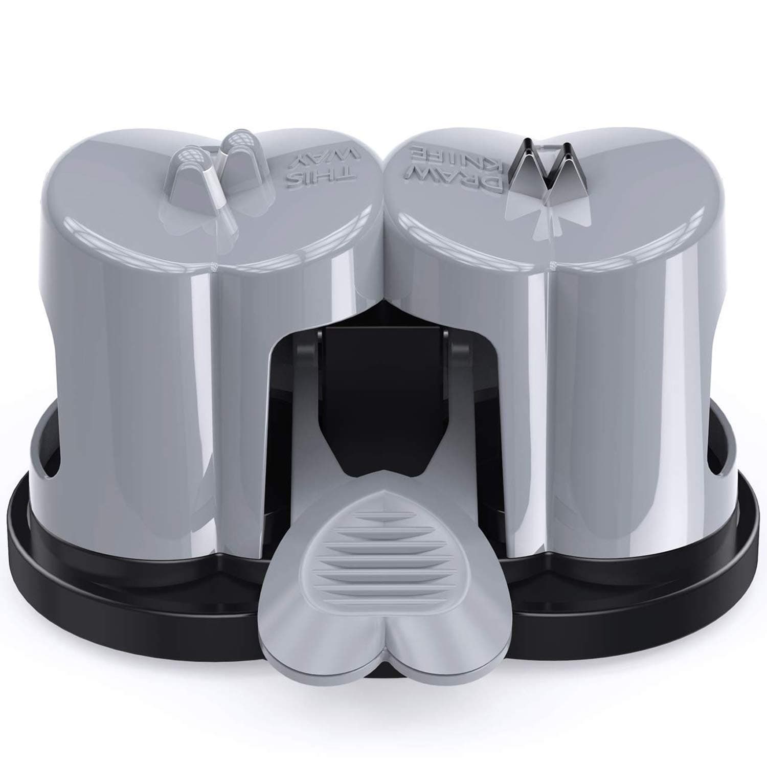 Kitchen Knife Sharpener for All Blade Types-Kitchen Tool with Suction Cup by KFull