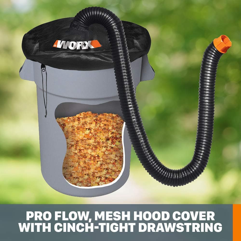 WORX WA4054.2 LeafPro Universal Leaf Collection System for All Major Blower/Vac Brands, Orange and Black, 12" x 11" x 12"