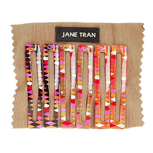 Jane Tran Harlequin Print Square Clip Set