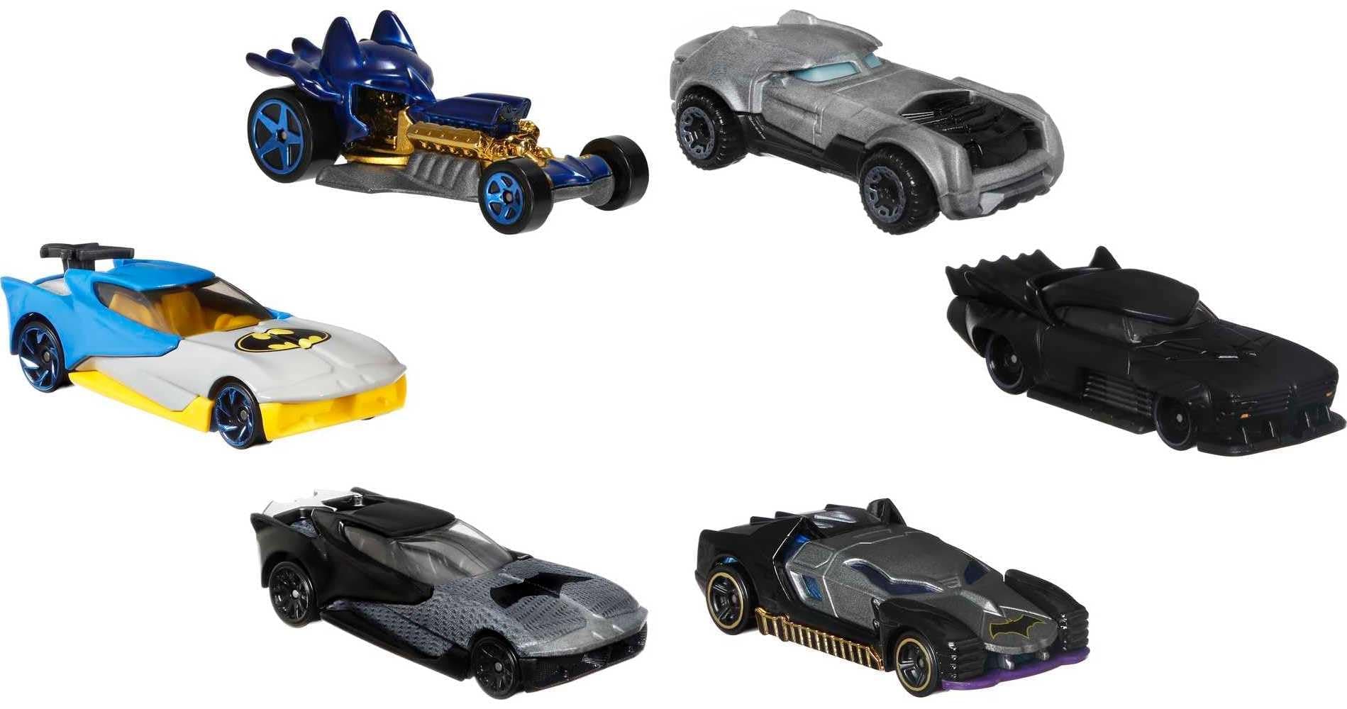 Hot Wheels Batman Character Car 6Pk