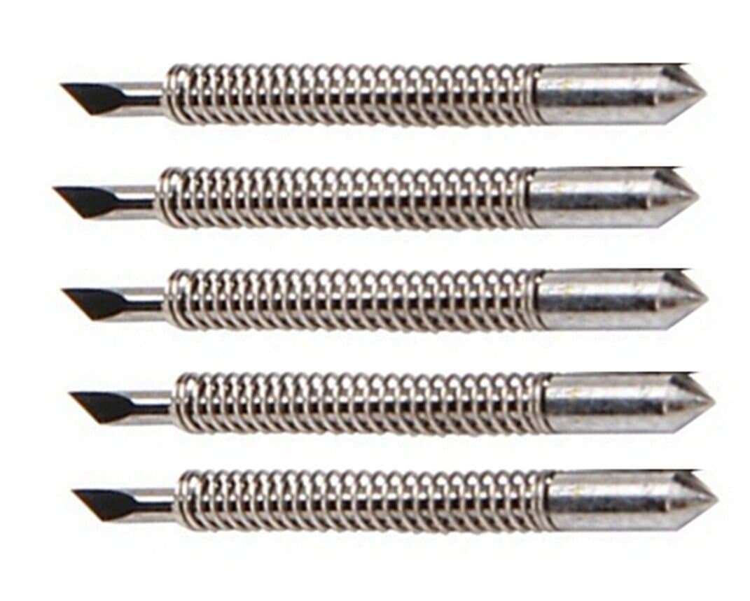 Graphtec Cb09 30 Degree Blades with Spring for Vinyl Plotter Cutter Pack of 5